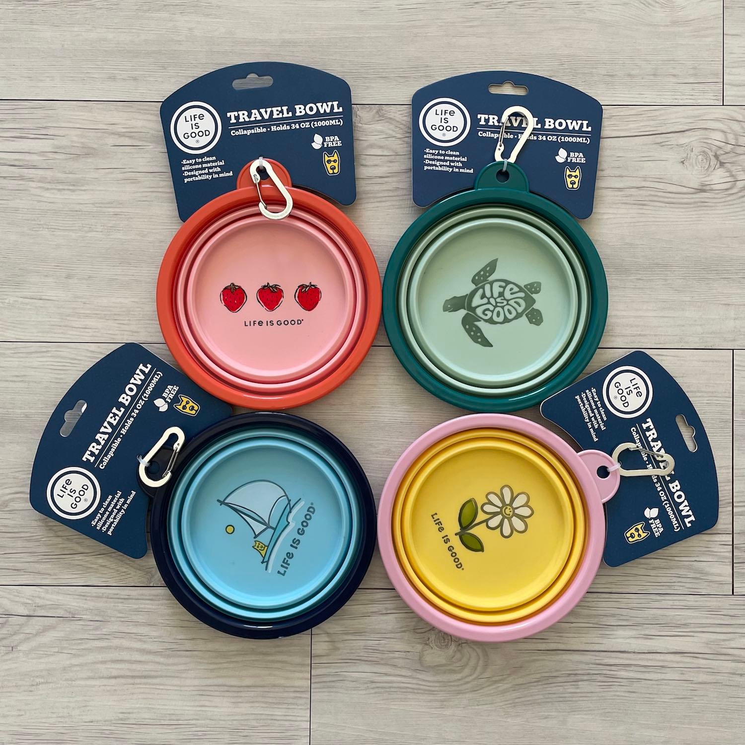 Life is Good Travel Bowl 折疊外出碗