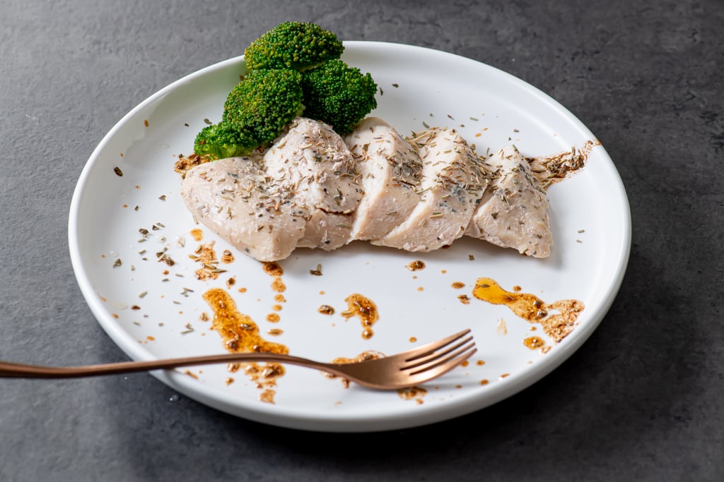 舒肥嫩雞胸-義式胡椒 180g/包│肉肉隊長│特有辛香料與義式香草創造迷人香氣 │ 宵夜/備餐/低脂/野餐/露營