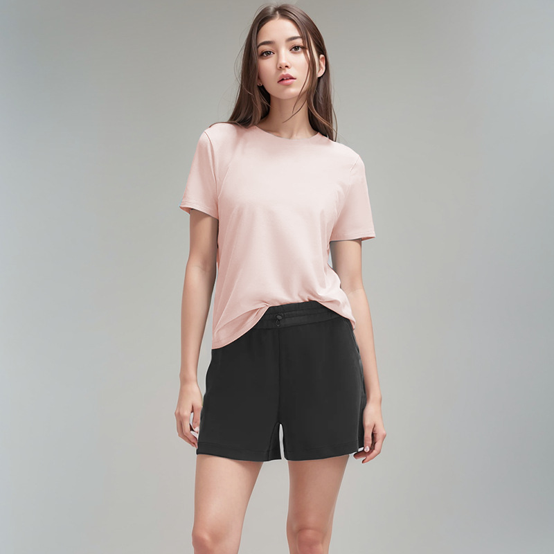 品牌嚴選-純色柔軟圓領LOVE短袖
