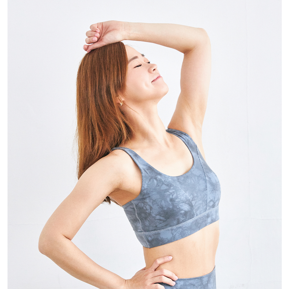 美麗飛棉感渲染高強度美背BRA-酷爵藍