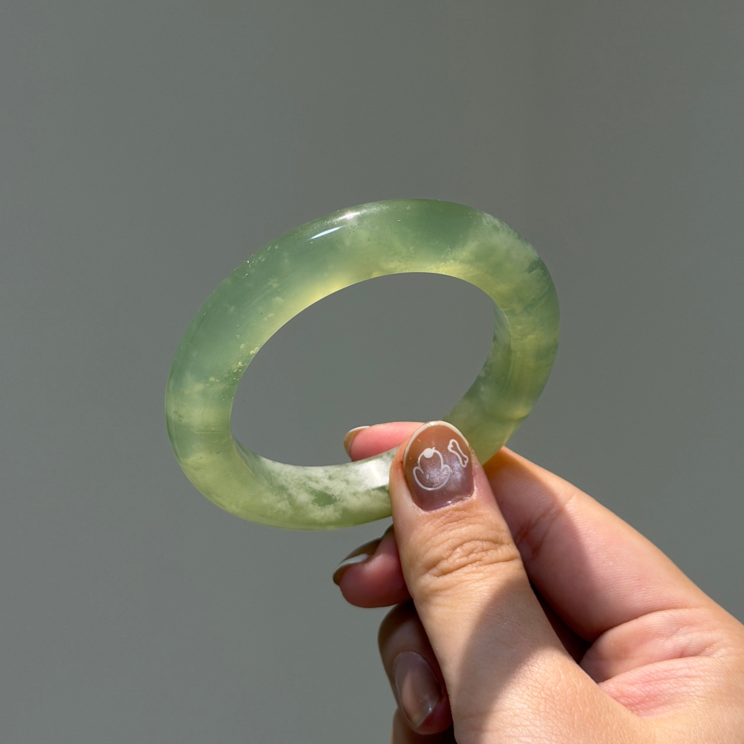 青提奶蓋岫玉平安50
