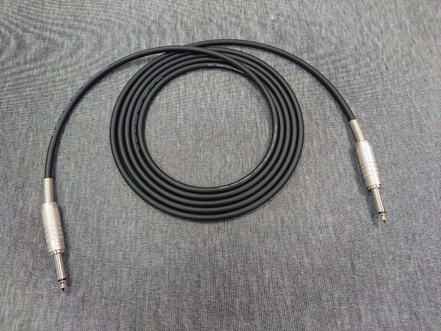 ★吉他/BASS導線★[MOGAMI/2524]+[CANARE/6.3mm TS-直頭+6.3mm TS-L頭]之組合