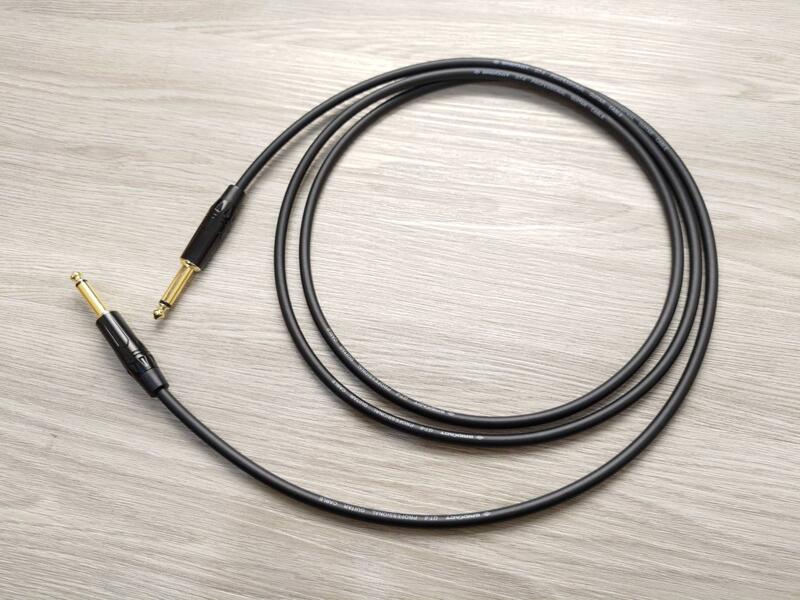 ★吉他/BASS導線★[SREXACT/GT-6]+[SREXAC鍍金/6.3mm TS-直頭+6.3mm TS-直頭]