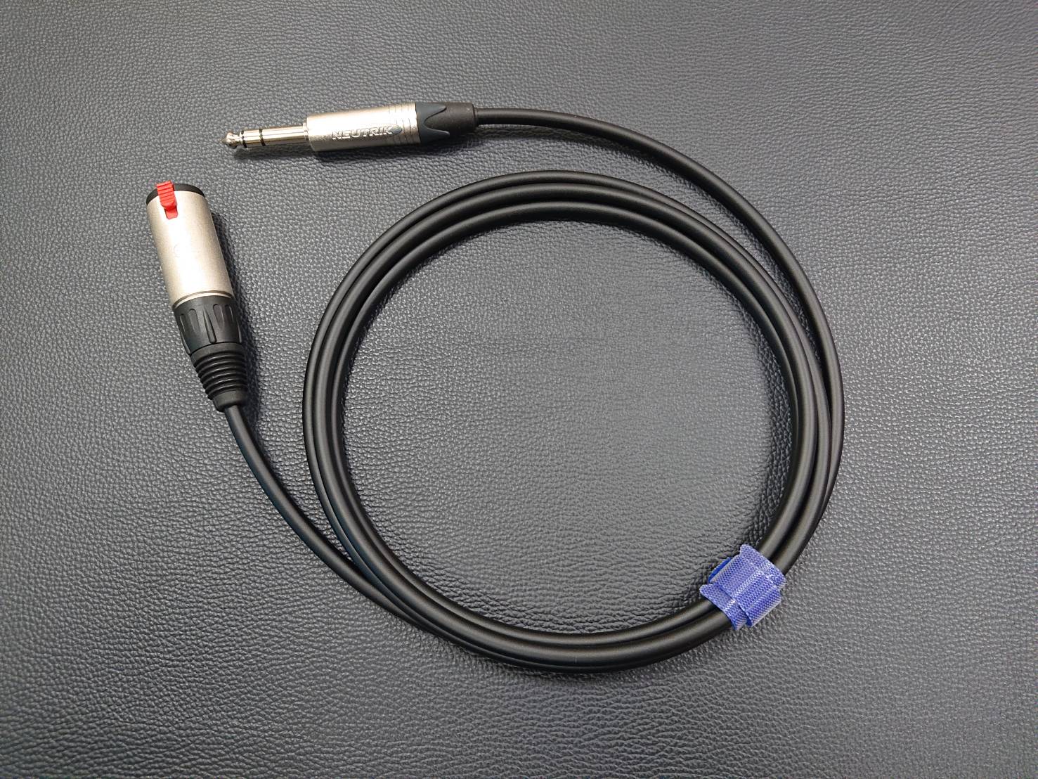 ★6.3mm耳機延長導線★[CANARE線材]+[NEUTRIK/6.3mm TRS公+6.3mm TRS母]