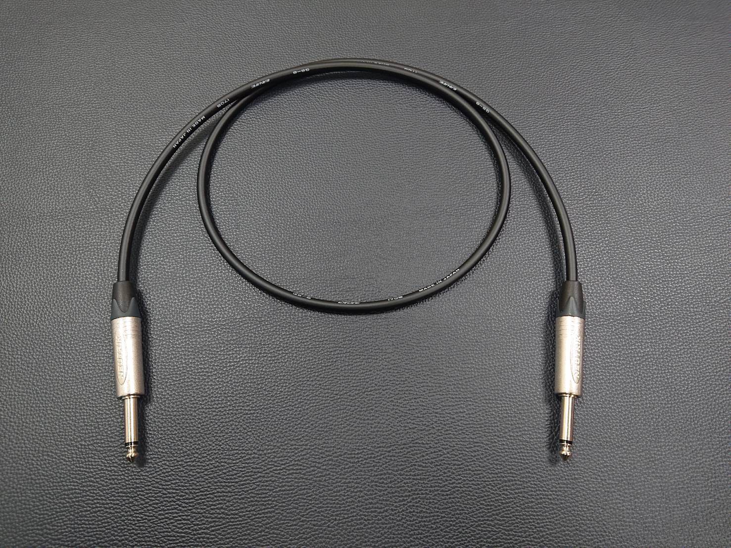 ★吉他/BASS導線★[CANARE/GS-6]+[NEUTRIK(鍍金)/6.3mm TS-直頭+6.3mm TS-L頭]之組合