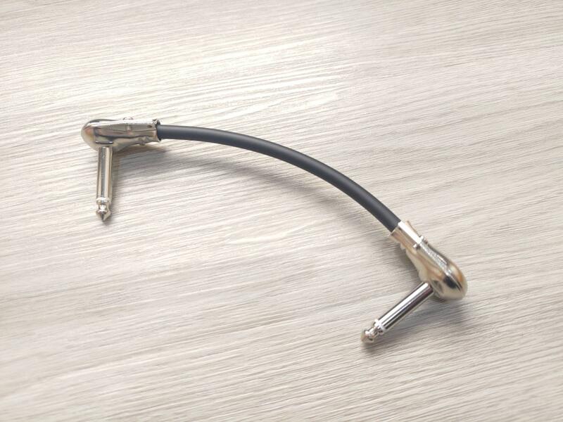 ★吉他/BASS短導線★[MOGAMI/2524]+[SREXACT/6.3mm TS-扁頭+6.3mm TS-扁頭]