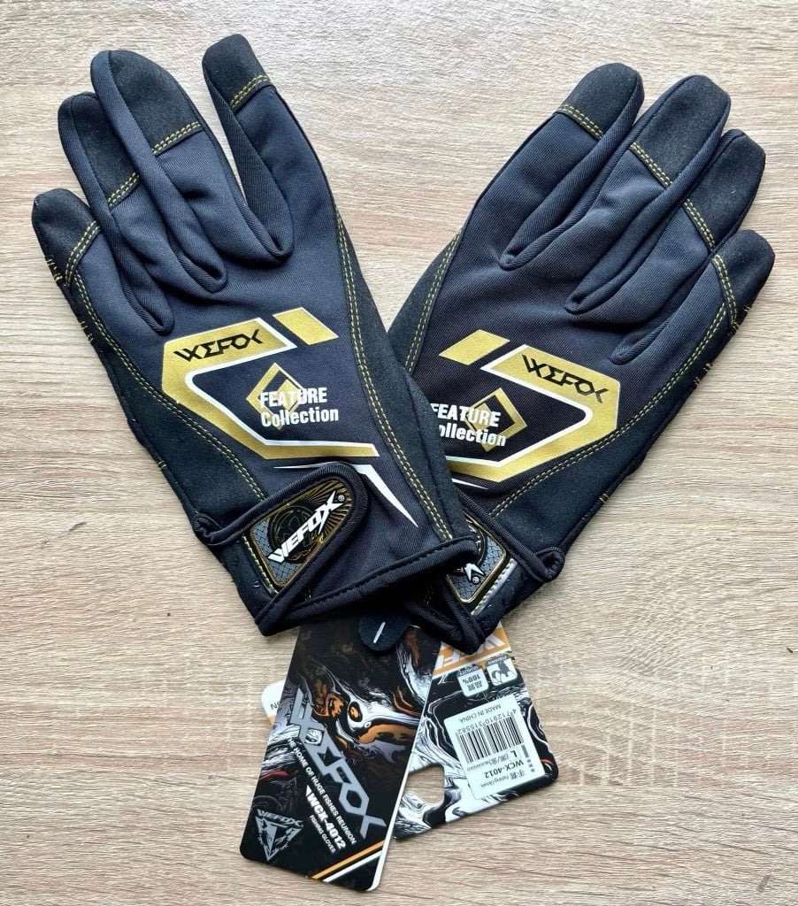 WEFOX全五指鐵板釣魚手套 船拋 岸拋