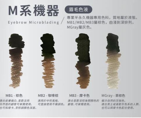 紋繡色料(M系機器)