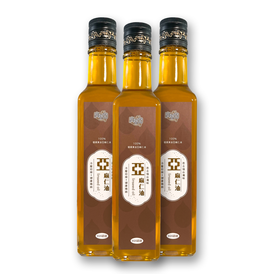 3入黃金亞麻仁油/250ml