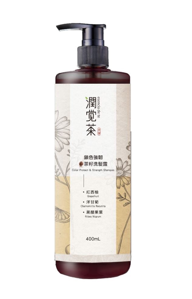 【茶寶】鎖色強韌茶籽洗髮露 400ml