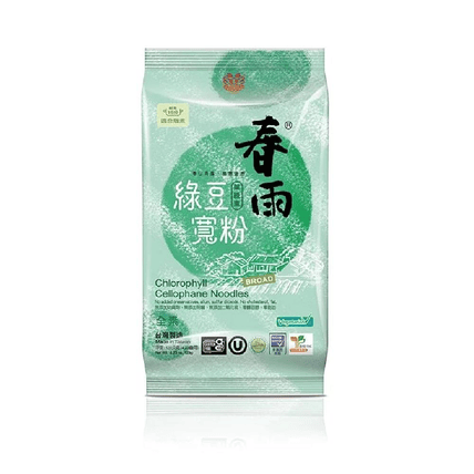 【龍口】葉綠素綠豆 寬粉 120g