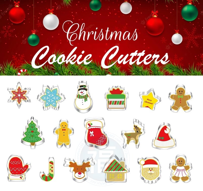 【聖誕節】不鏽鋼 造型餅乾模 (多款可選)