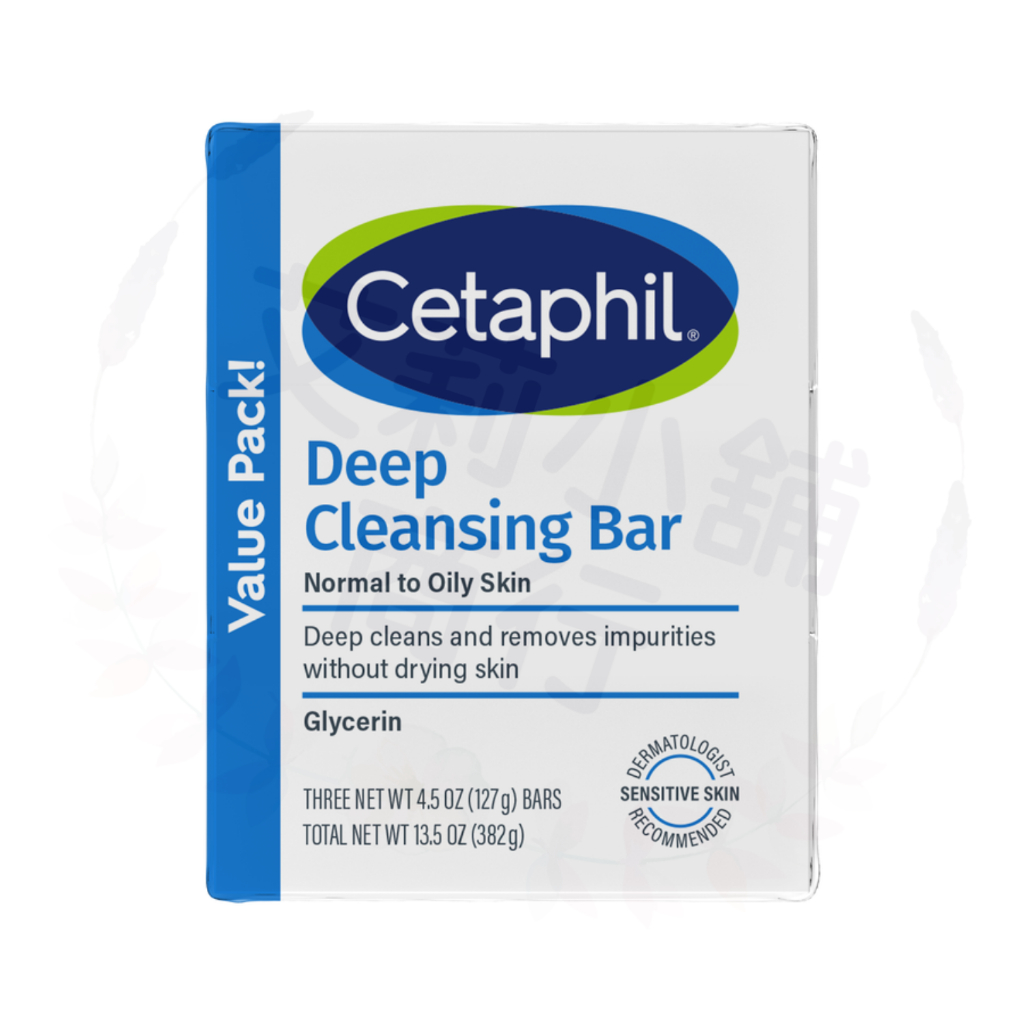Cetaphil Deep Cleansing Bar 127g 3pk 深層清潔皂 3 入裝