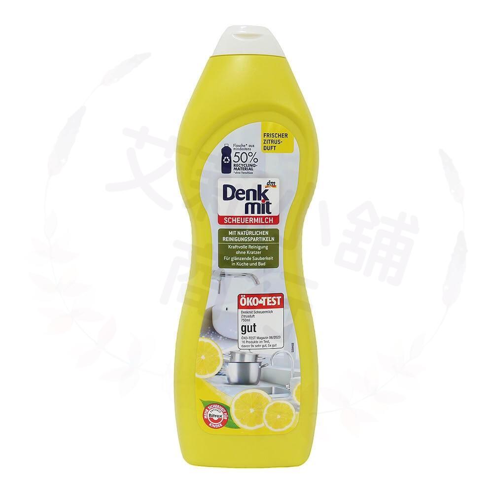 Denkmit Scheuermilch Frischer Zitrus-Duft 750ml 萬用去漬清潔劑（柑橘香）