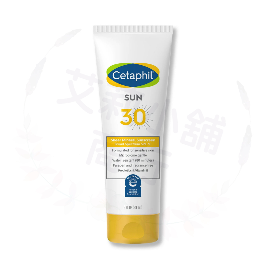 Cetaphil Sheer Mineral Sunscreen Broad Spectrum SPF 30 89ml 輕盈礦物防曬乳