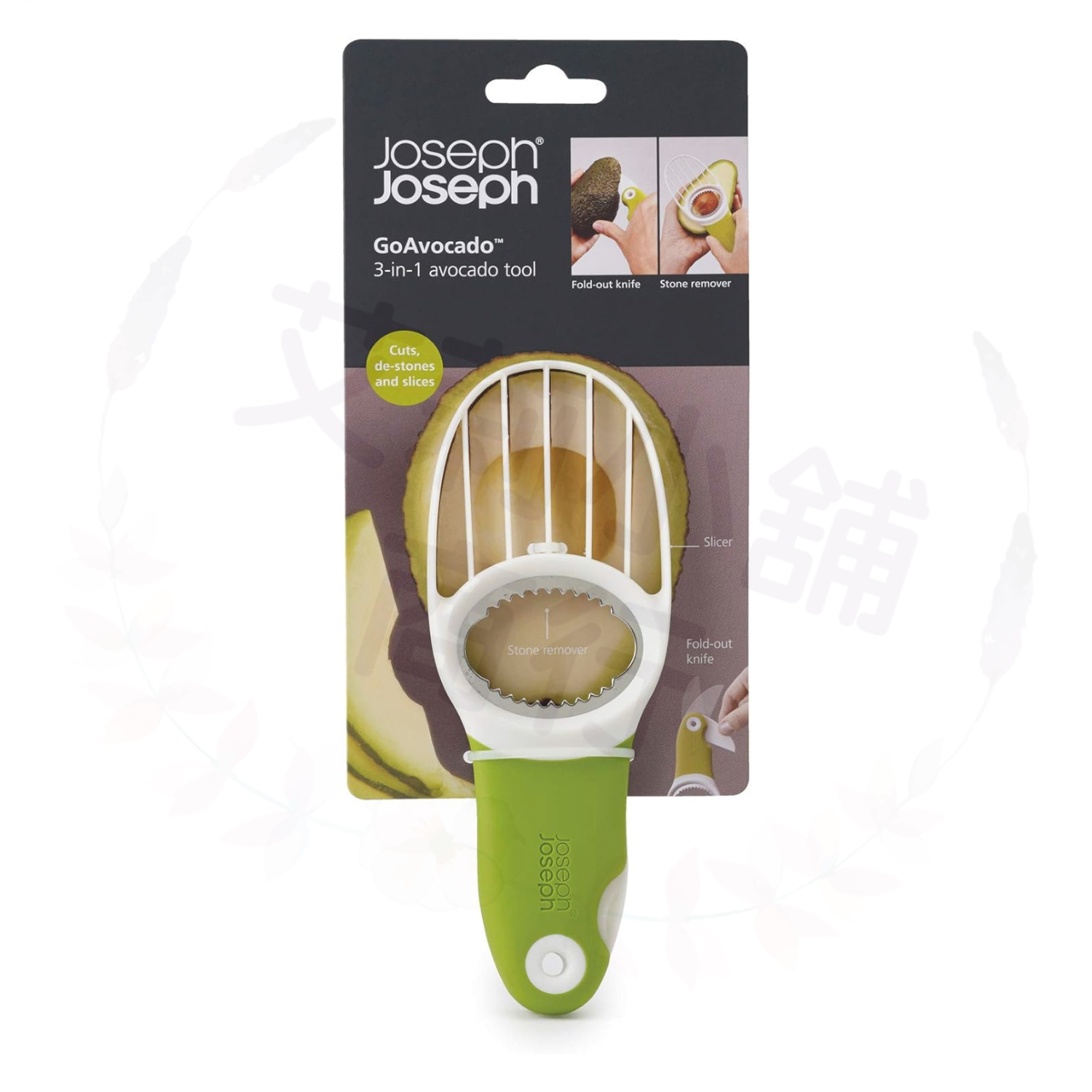 Joseph Joseph GoAvocado 3-in-1 Green Avocado Tool 3合1酪梨切片處理器