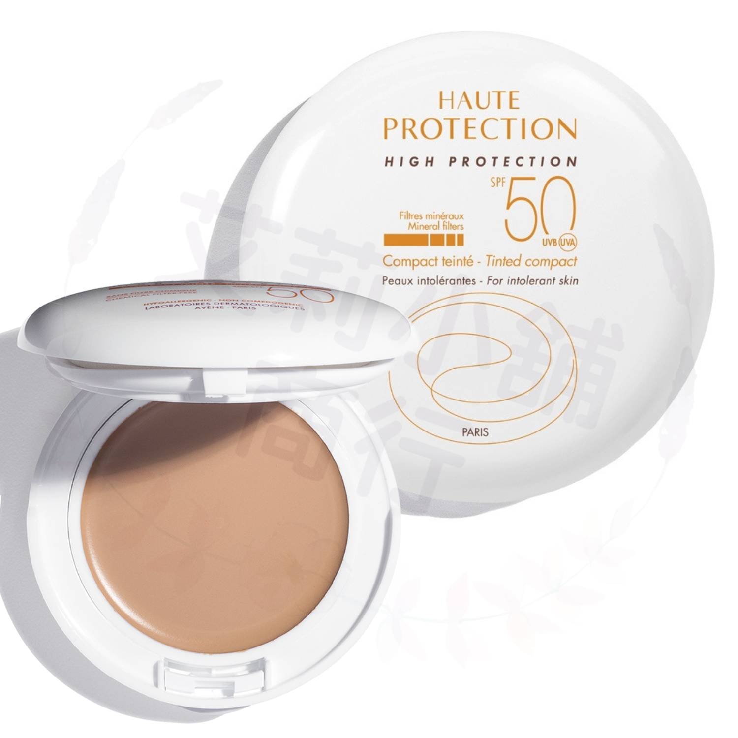 Avène High Protection Tinted Compact Beige SPF50 10g 高效物理SPF50柔潤遮瑕粉底