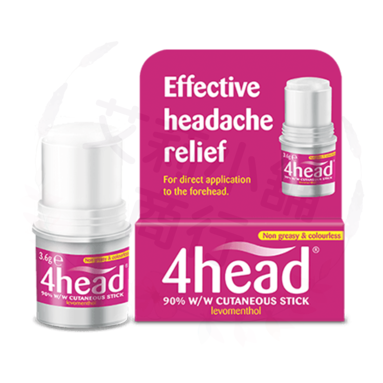 售完不補 4head Stick 3.6g 薄荷棒