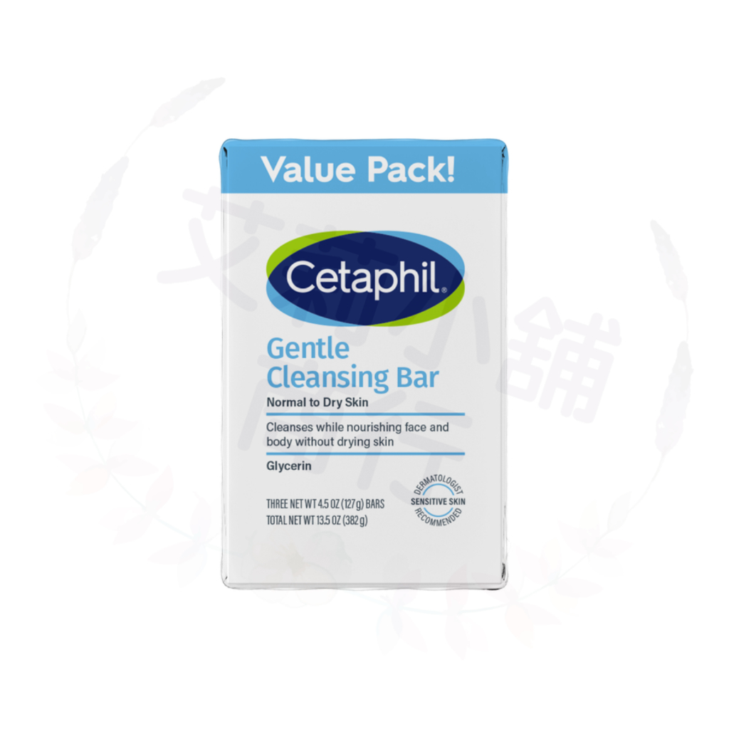 Cetaphil Gentle Cleansing Bar 127g 3pk 溫和潔顏皂