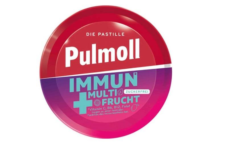 德國🇩🇪Pulmoll多種水果綜合維他命無糖糖果50g