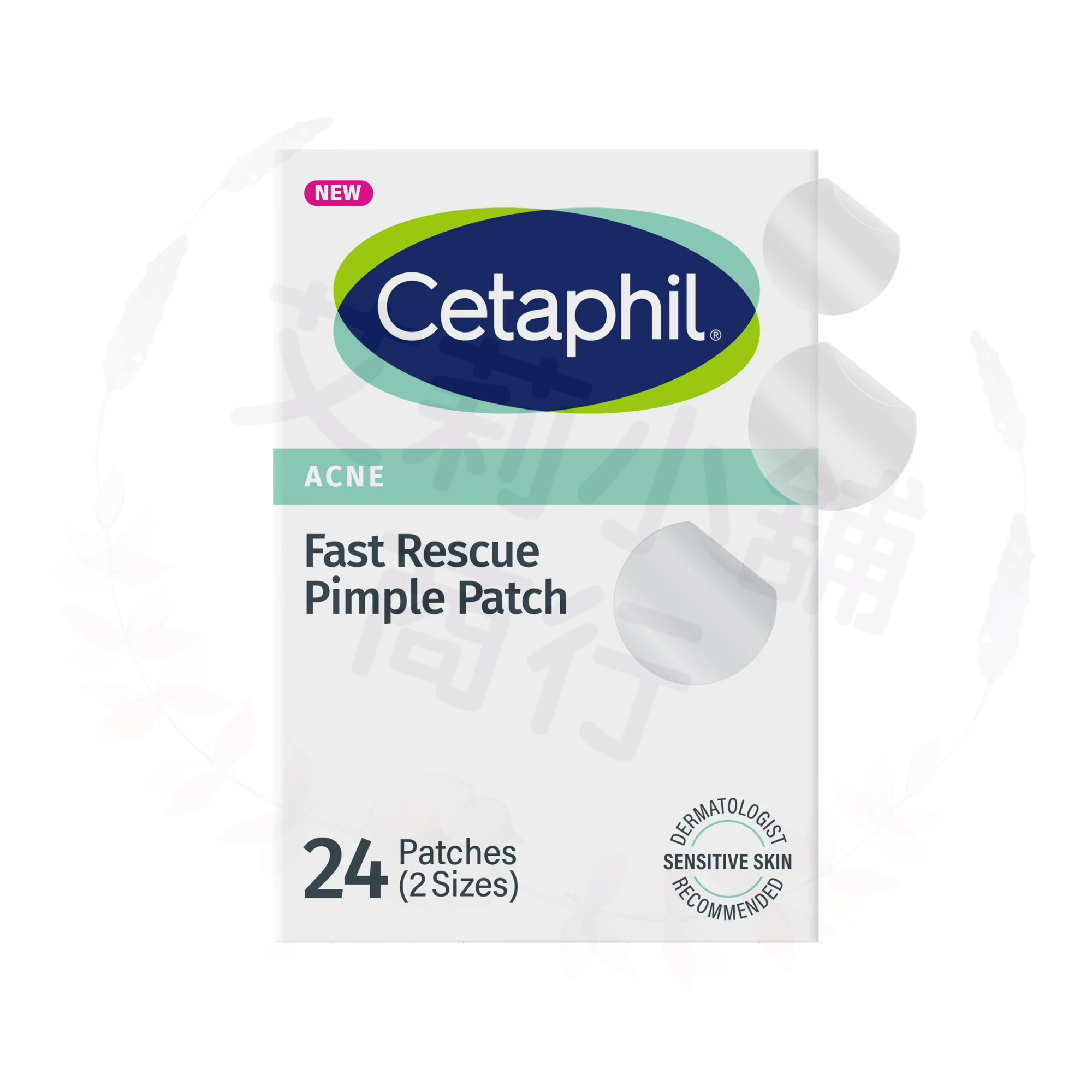 Cetaphil Fast Rescue Pimple Patch 24 Count 快速祛痘貼