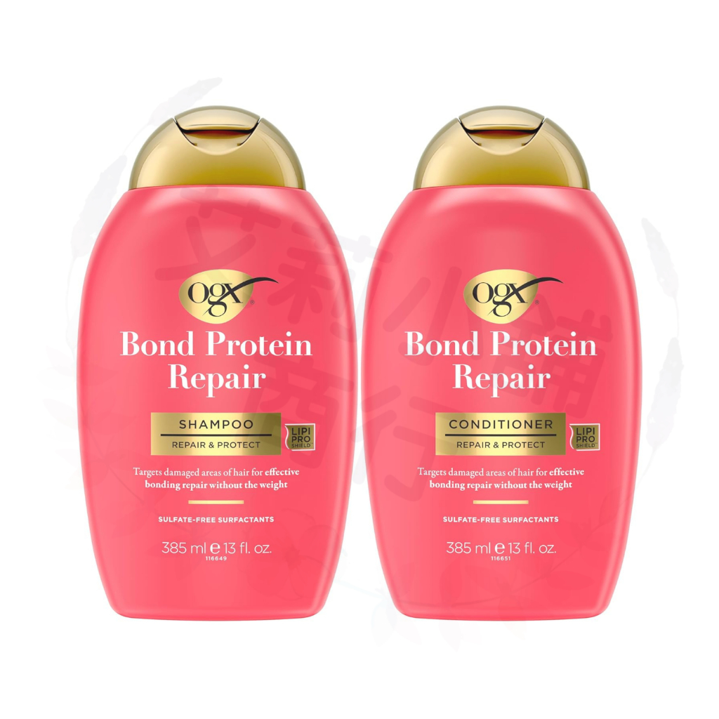 OGX Bond Protein Repair Lightweight Shampoo / Conditioner 385ml 蛋白質修復輕盈（洗髮乳/潤髮乳）