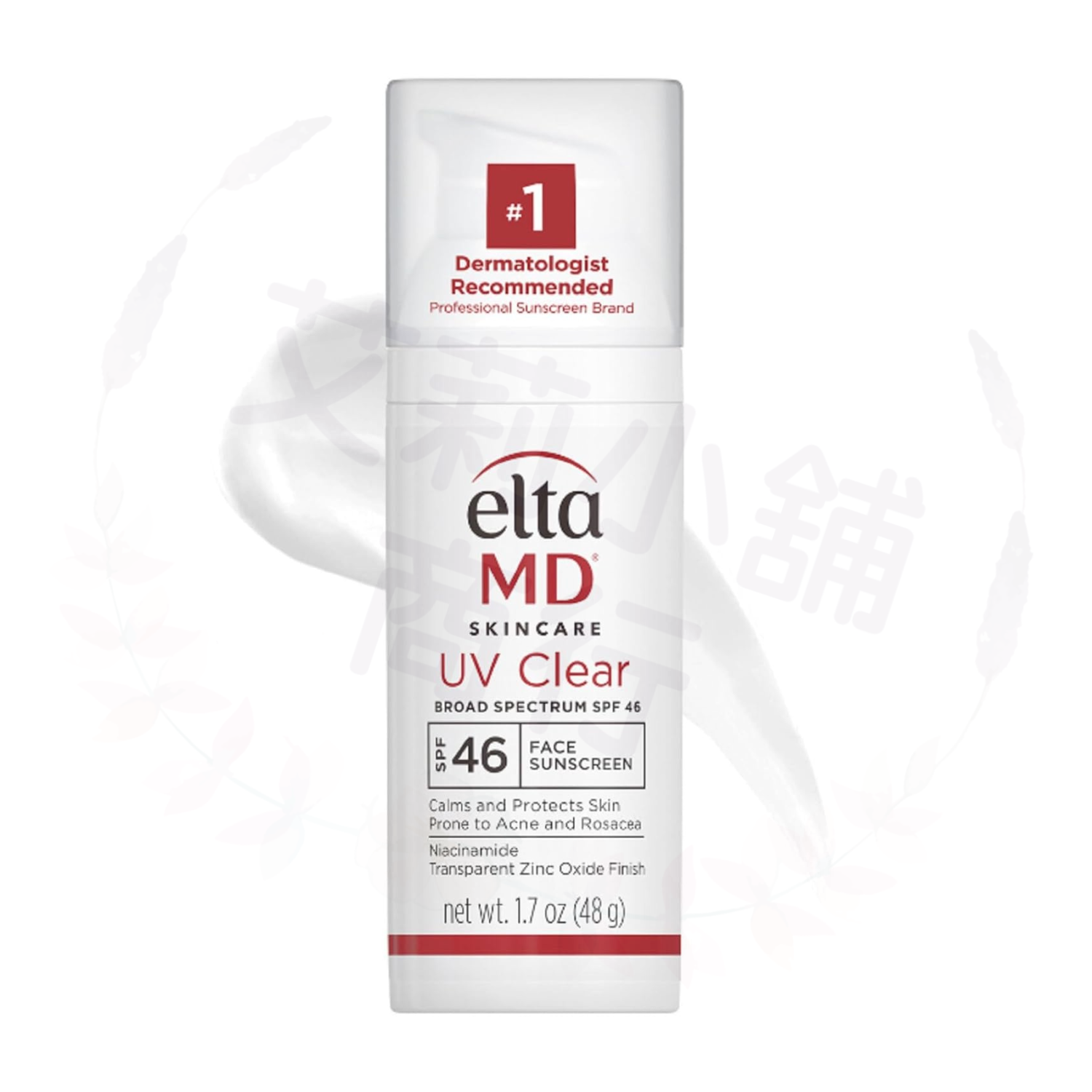 EltaMD UV Clear Broad-Spectrum SPF 46 48g 臉部透明無色物理防曬乳