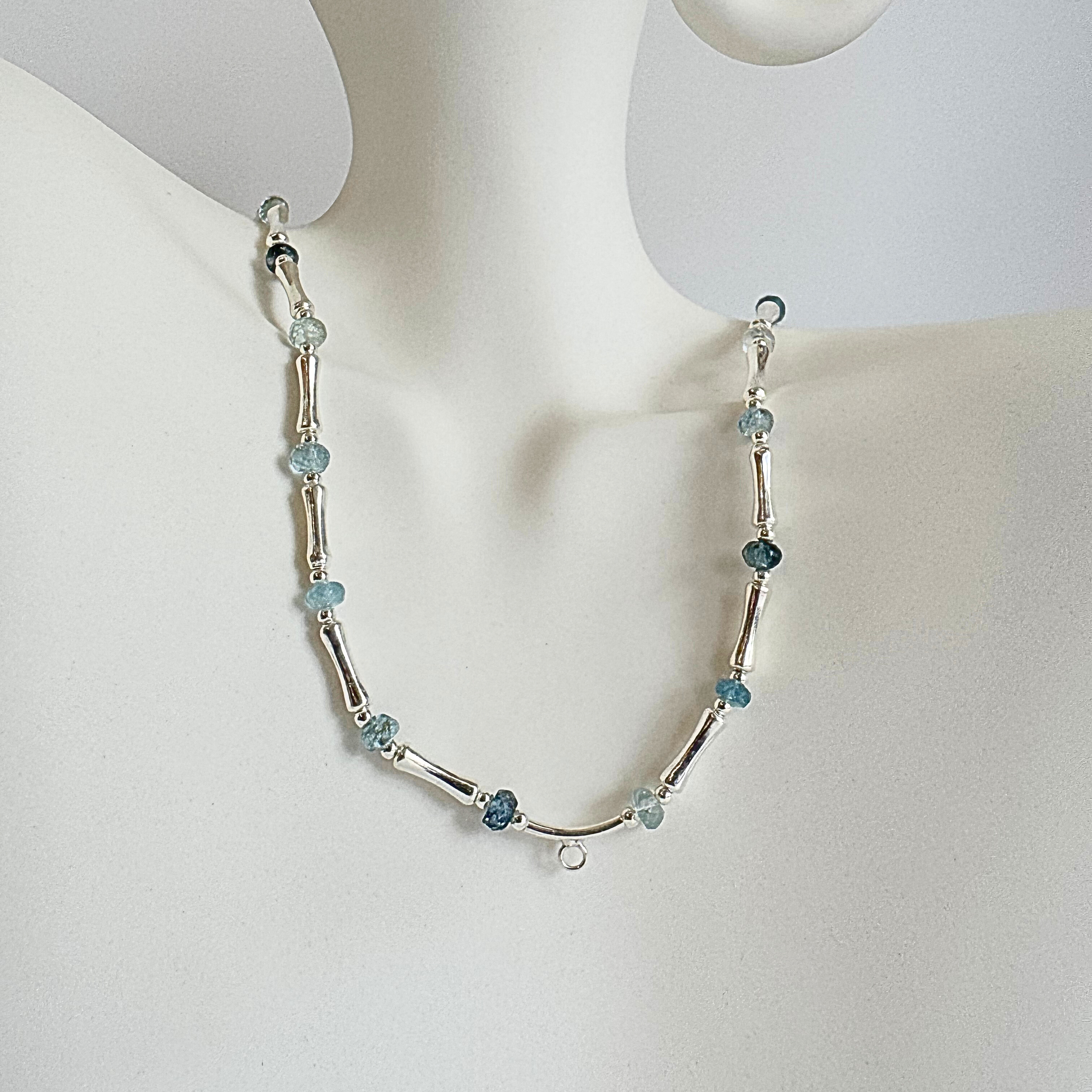 Aqua | 海藍寶可換墜項鍊