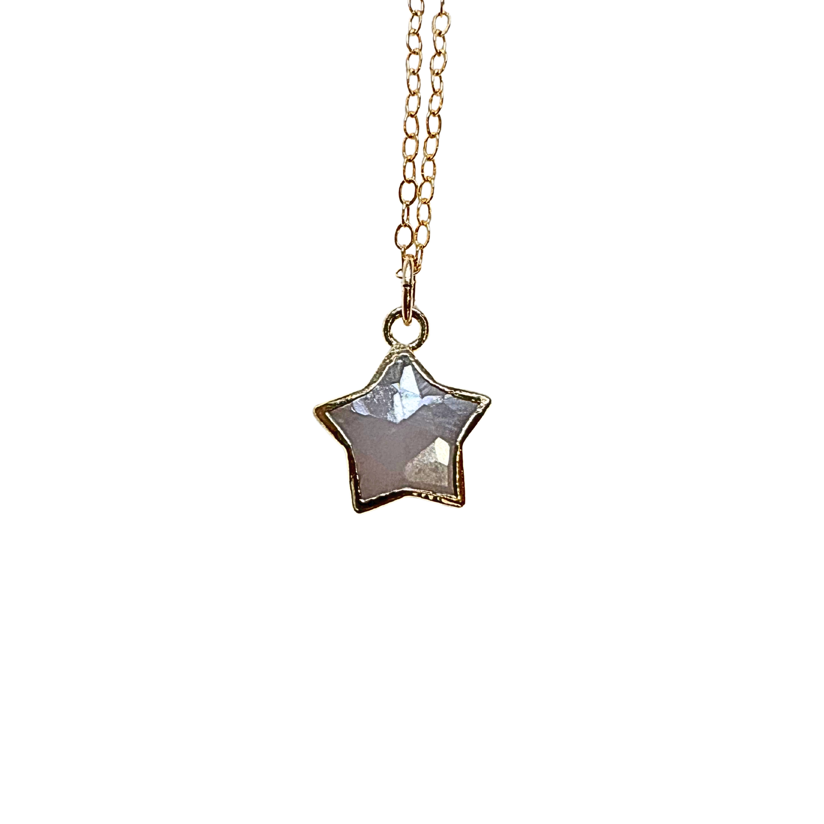 星願之光|星星月光石項鍊 星願之光|星星月光石項鍊