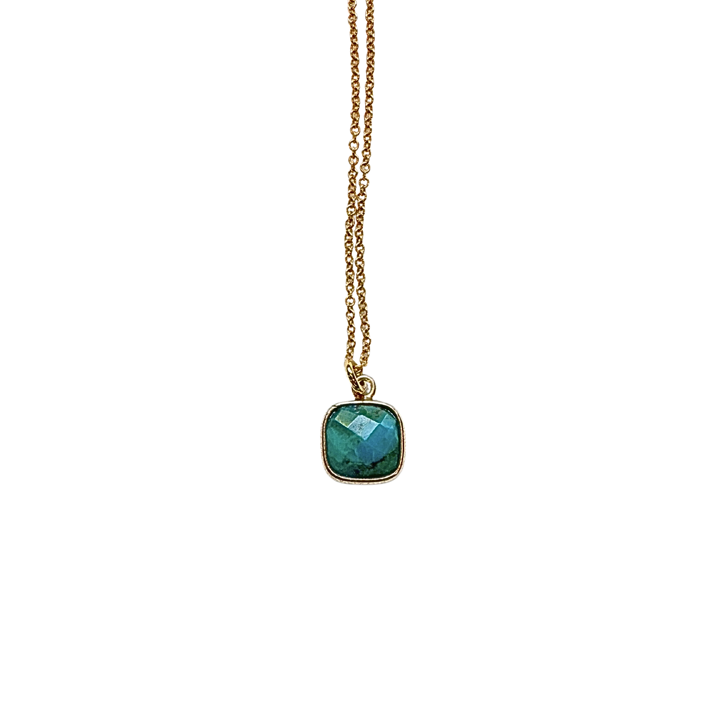 日光綠語|金色土耳其石項鍊 日光綠語|金色土耳其石項鍊