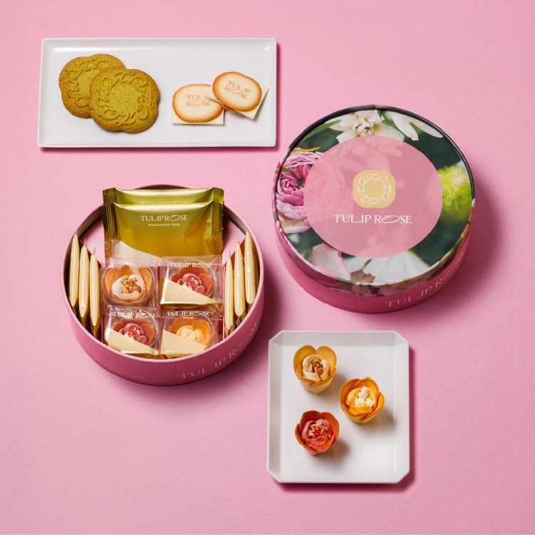 預購-TOKYO TULIP ROSE鬱金香玫瑰花朵餅乾