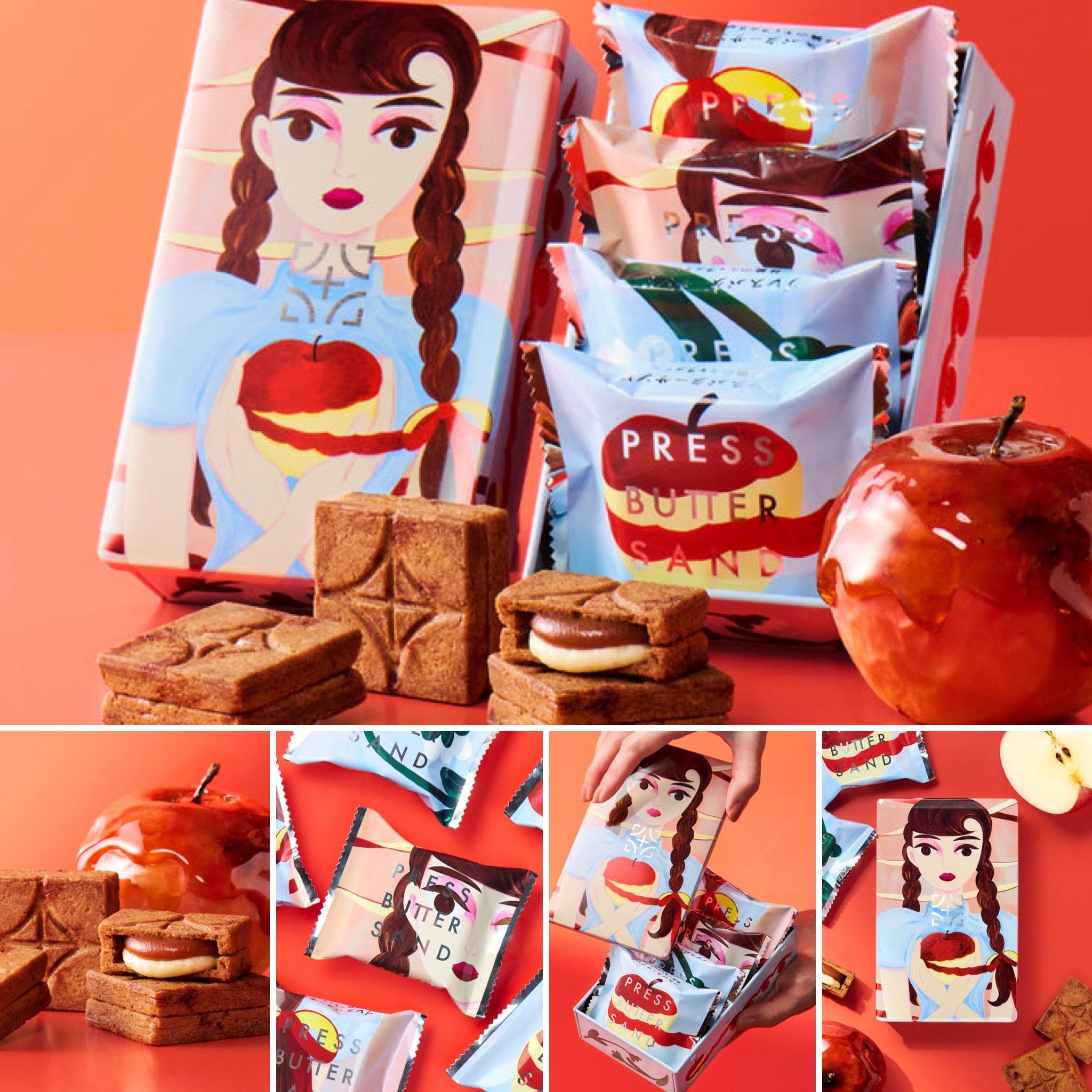 預購-PRESS BUTTER SAND PBS焦糖夾心餅