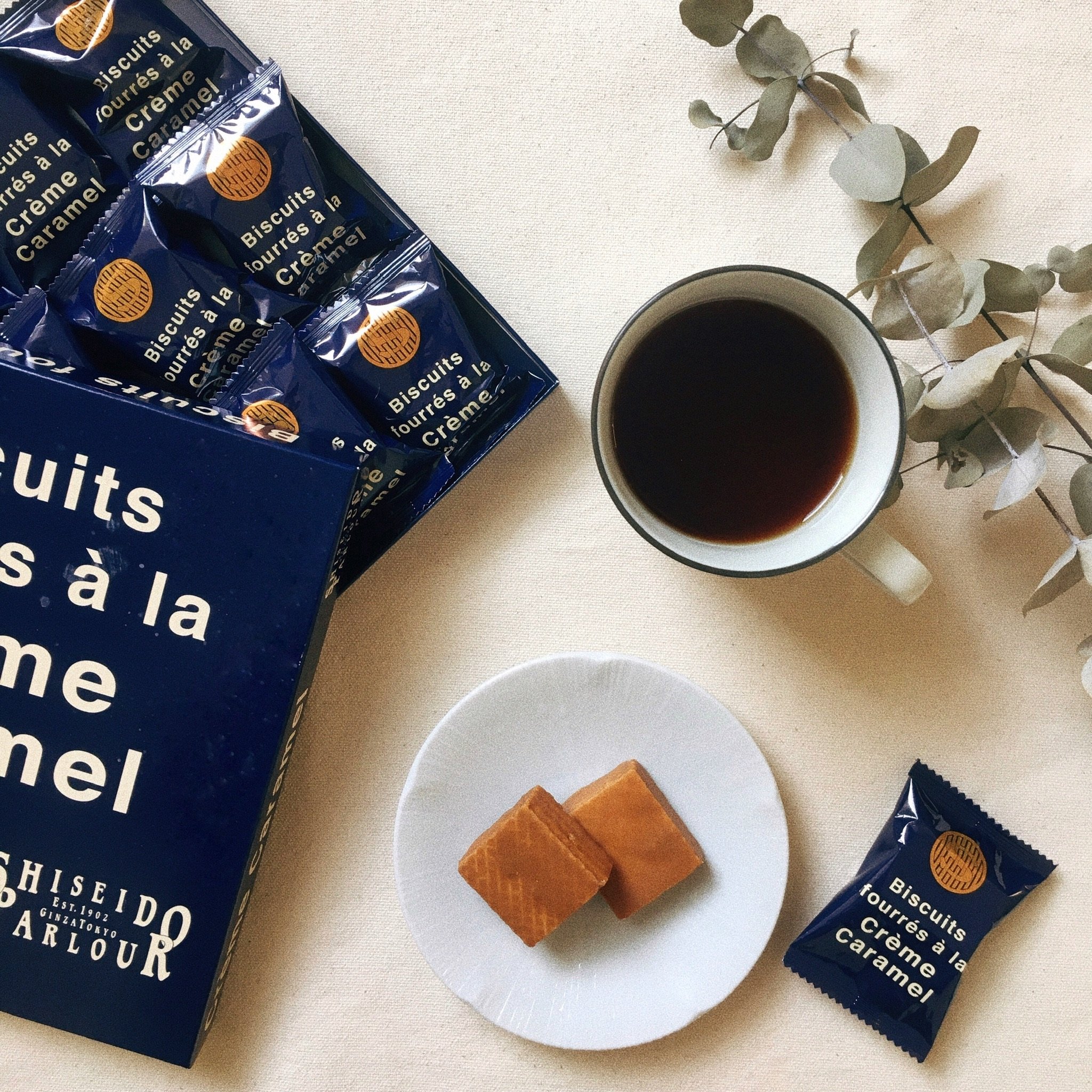 資生堂Parlour焦糖布丁威化餅