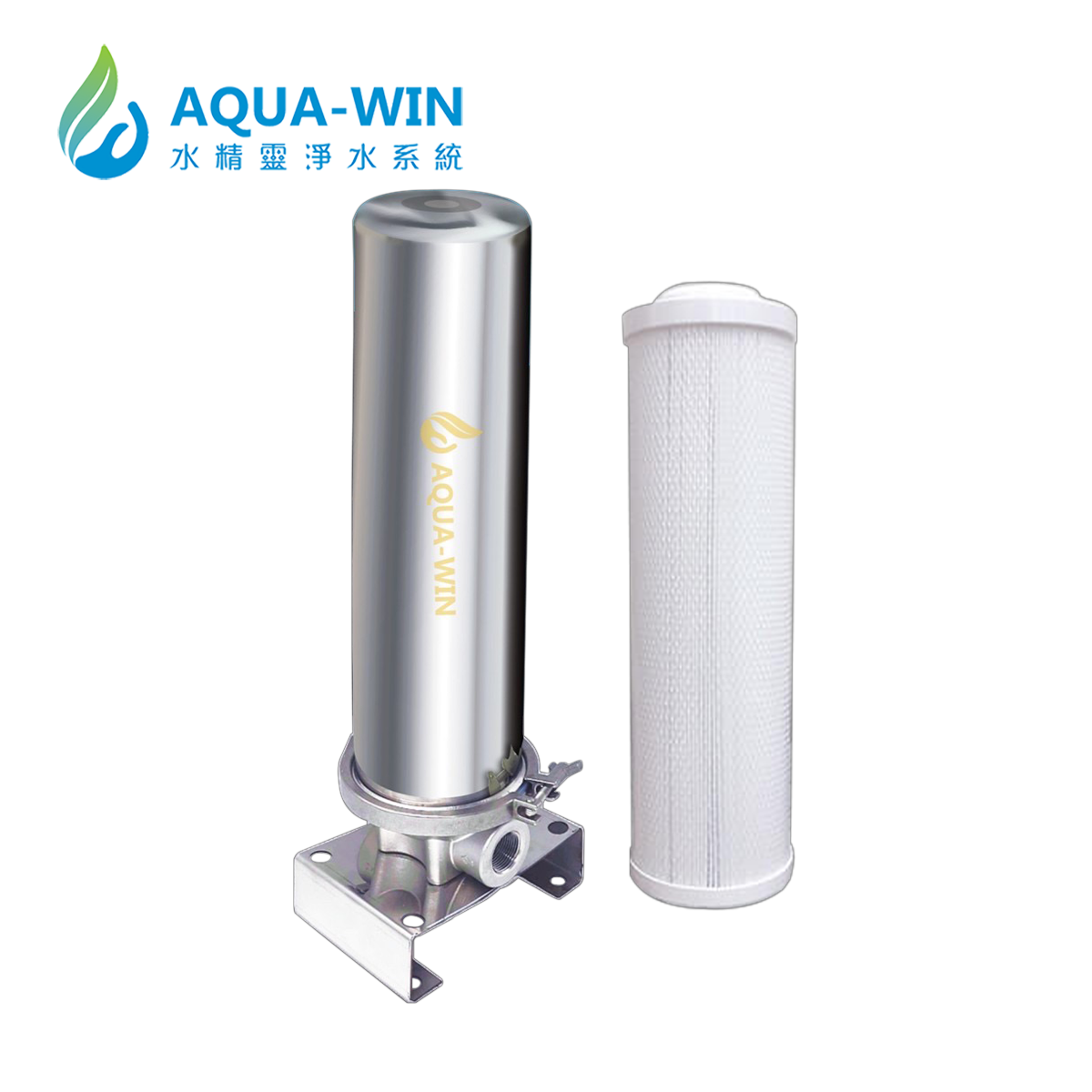 Aqua-Win水精靈 15吋BB 大胖全戶不銹鋼過濾器