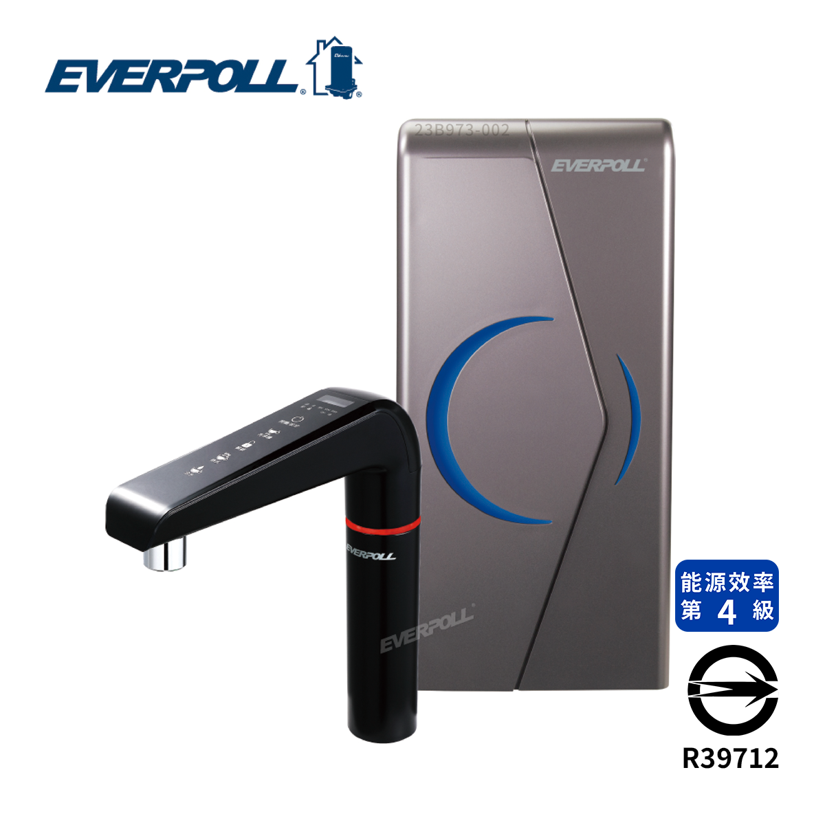 EVERPOLL愛科  EVB-298-E 廚下型雙溫UV觸控飲水機