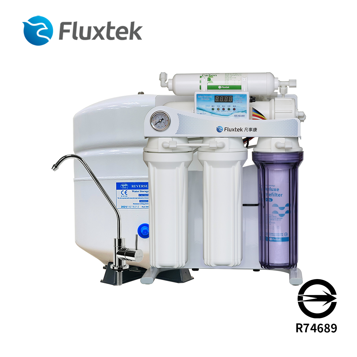 Fluxtek凡事康 FE-345 微電腦水質檢測RO純水機