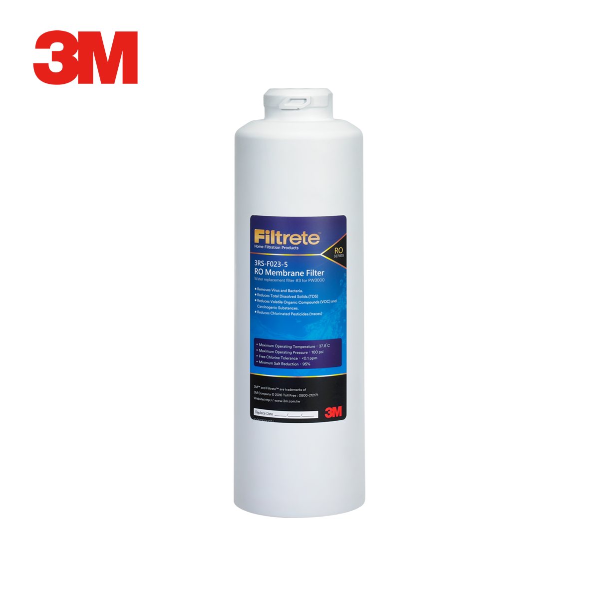 3M™ 3RS-F023-5 PW3000 逆滲透膜濾芯