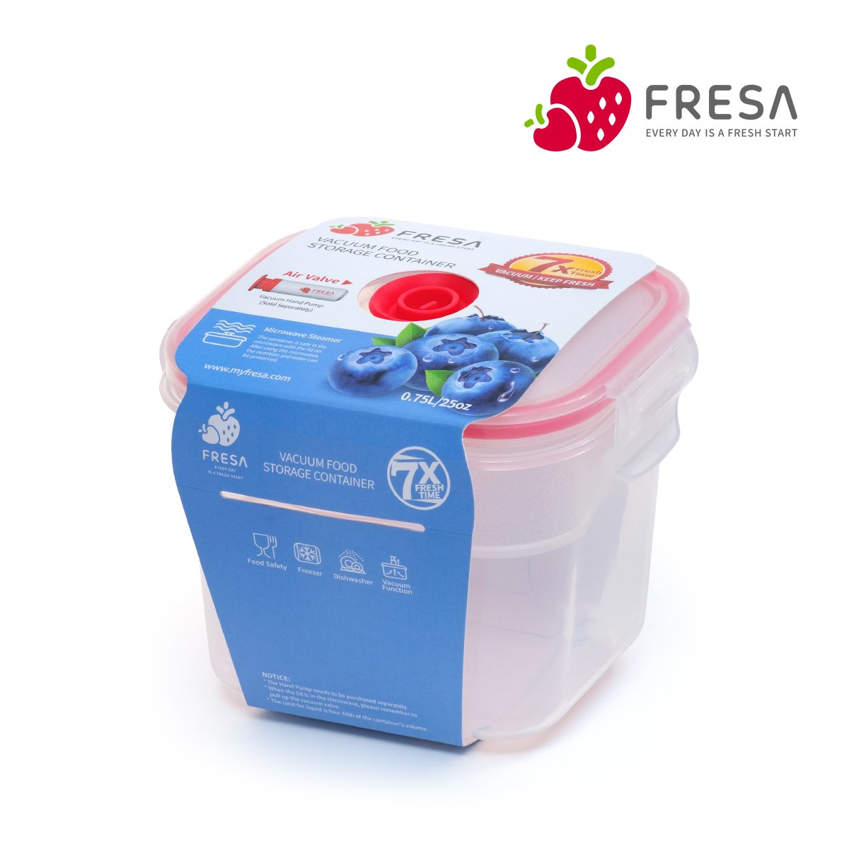 FRESA抽真空微波保鮮盒750ml
