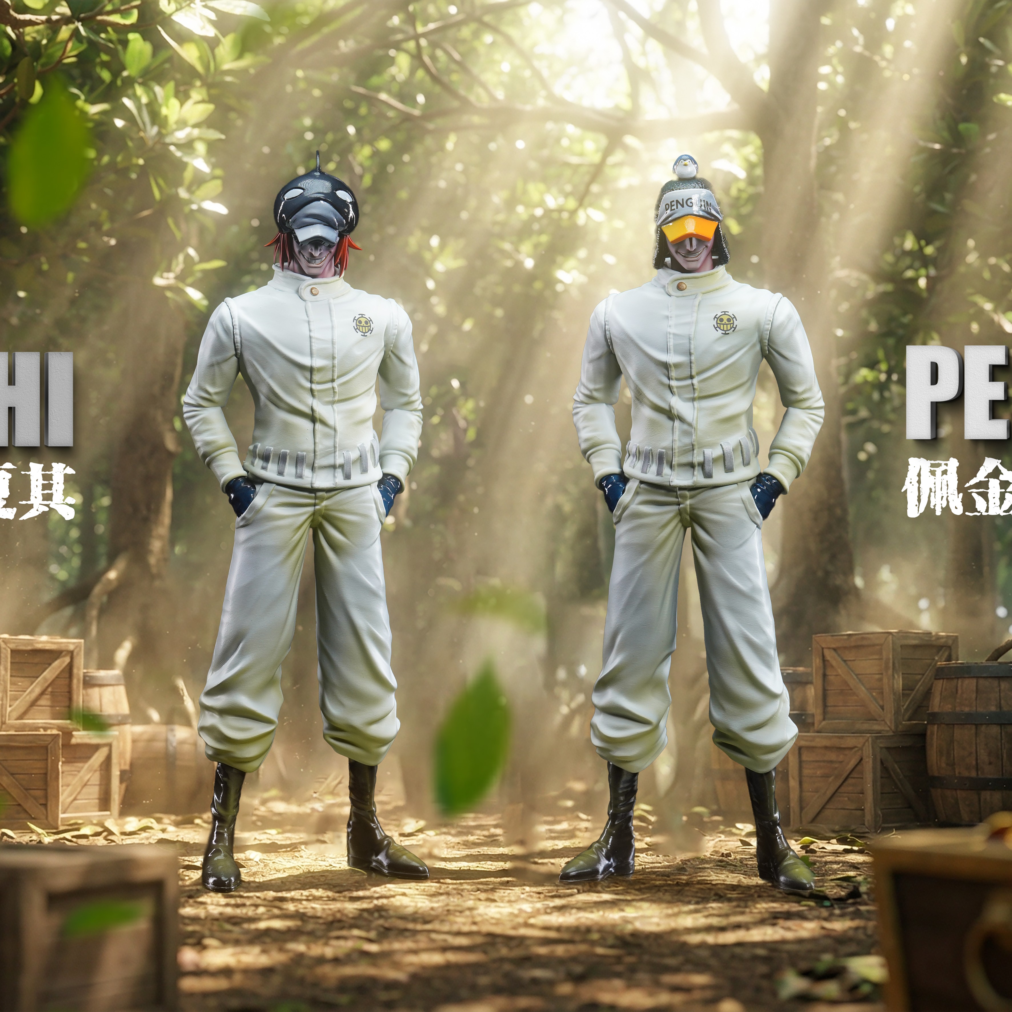 【預購】海賊王 私人定制補全系列 夏其&佩金2.0 X Black小黑