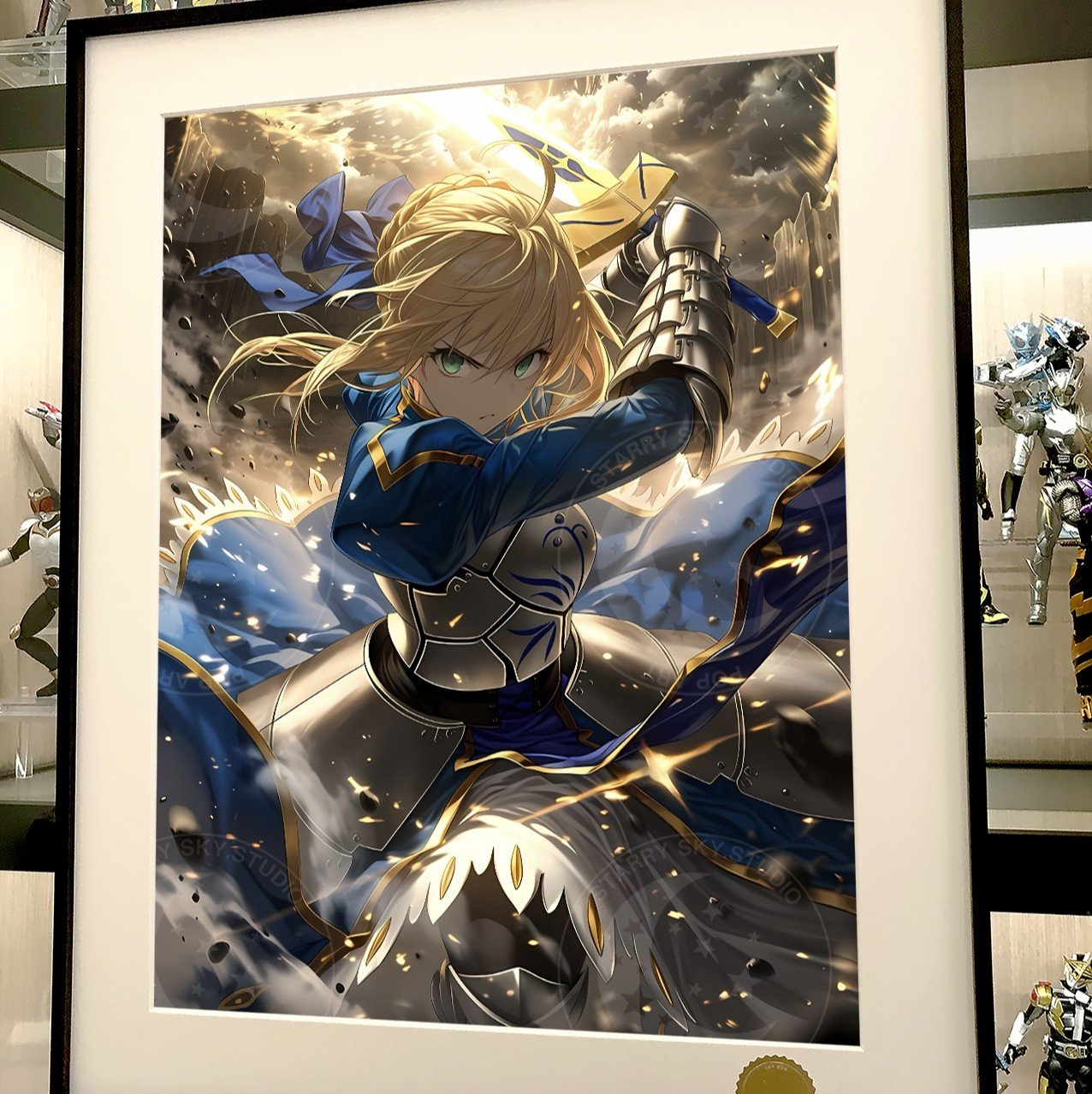 【預購】Fate《突擊saber》動漫裝飾畫 X 星空工作室