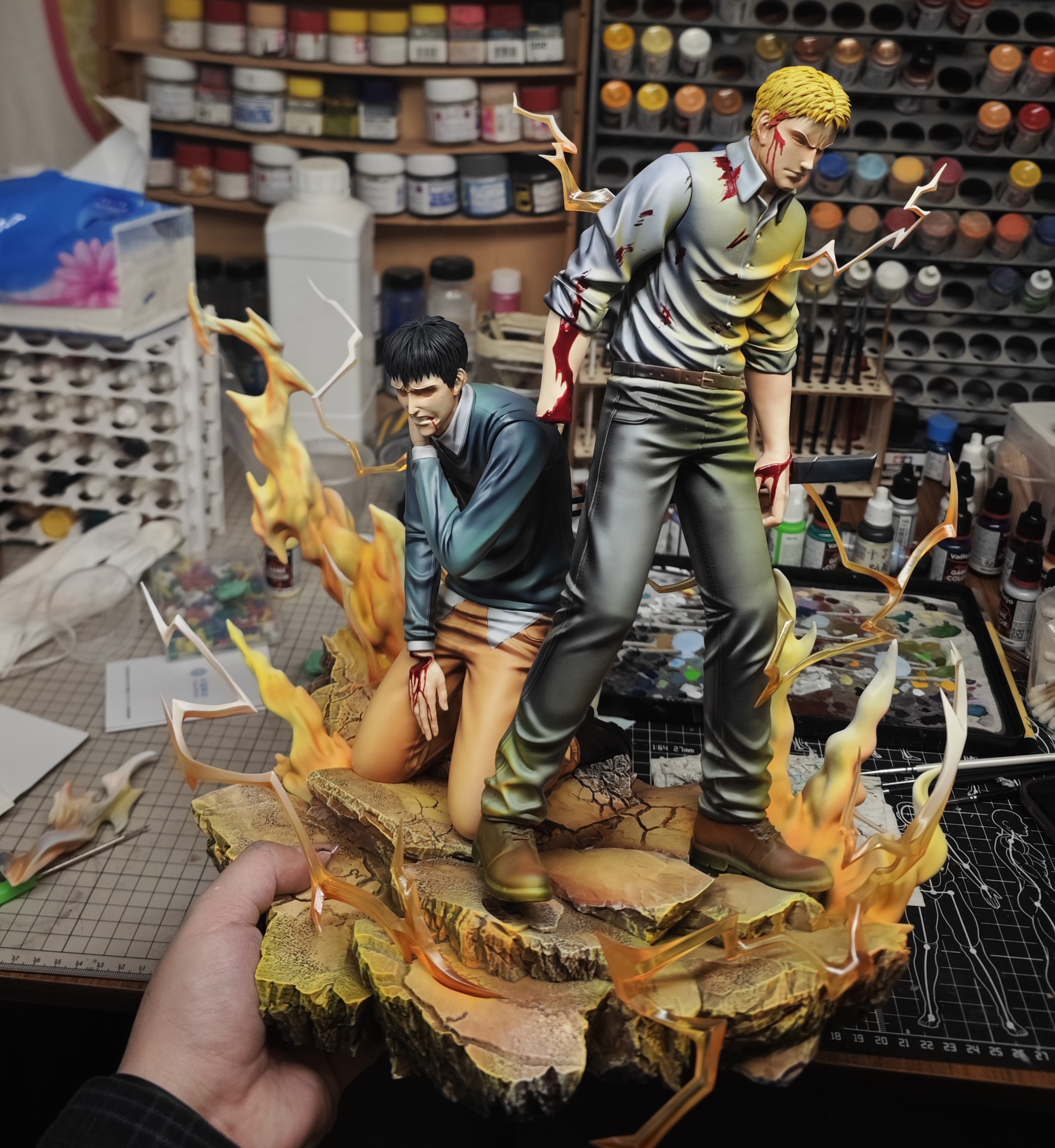 【預購】進擊的巨人 我凱他超 萊納&貝爾托特&艾倫 X 加減工作室