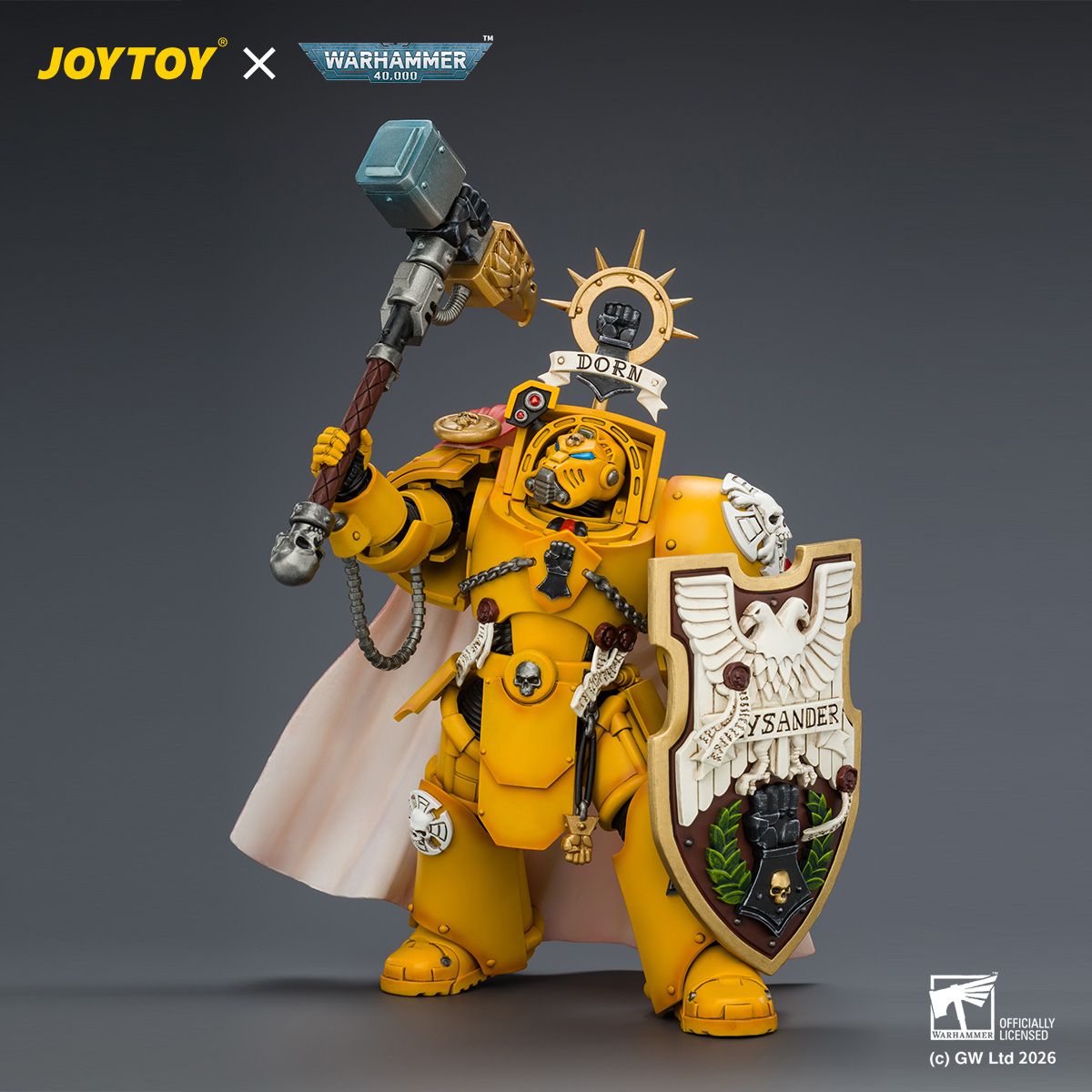 【預購】帝國之拳 戰錘40k系列 JT04896 達納斯·萊山德 X JOYTOY