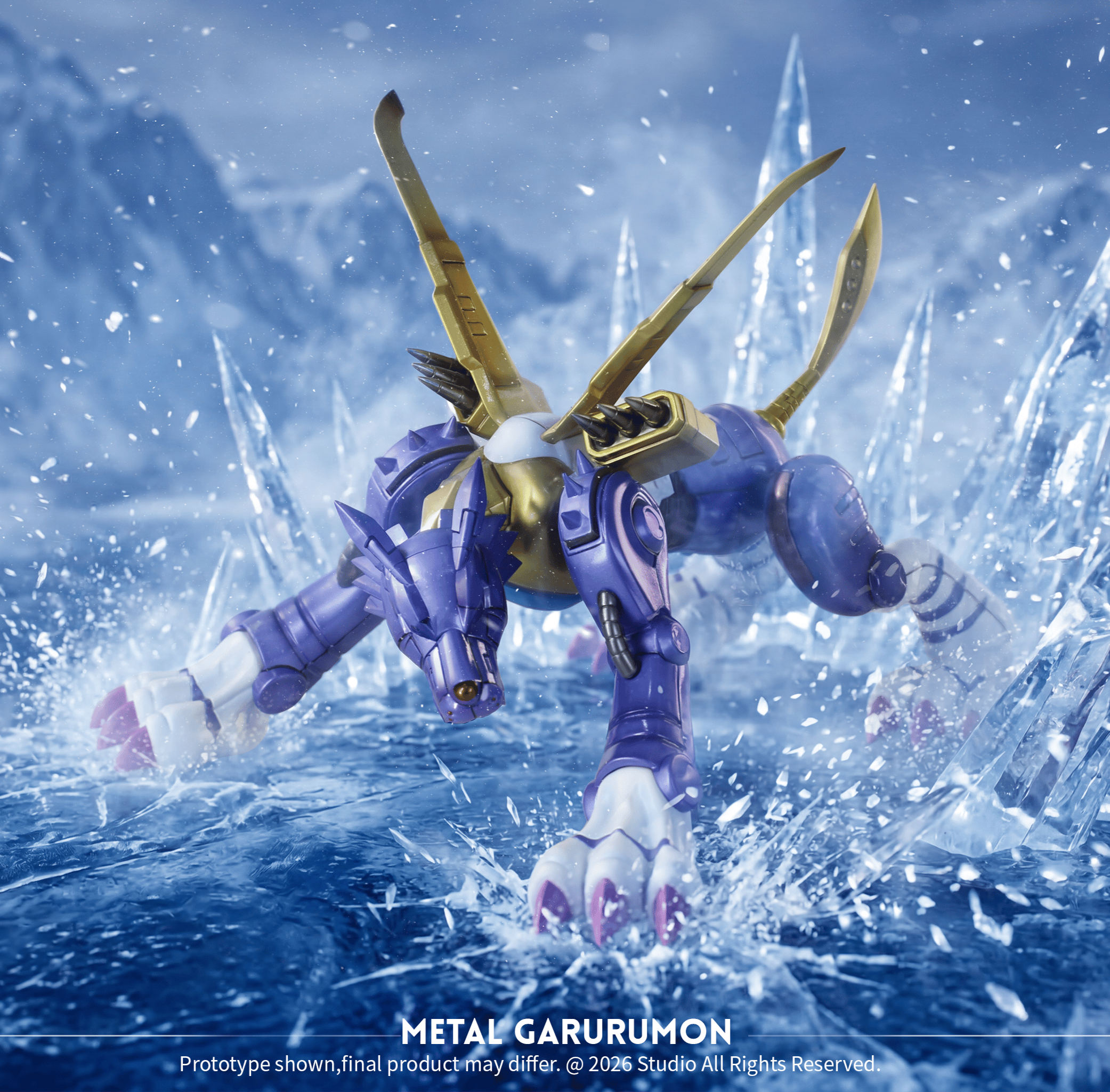 【預購】數碼寶貝 鋼鐵加魯魯 X Hudie-Studio