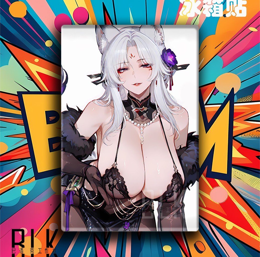 【預購】塵白禁區《吊帶朧嫣》動漫裝飾畫&冰箱貼 X 巴洛克工作室