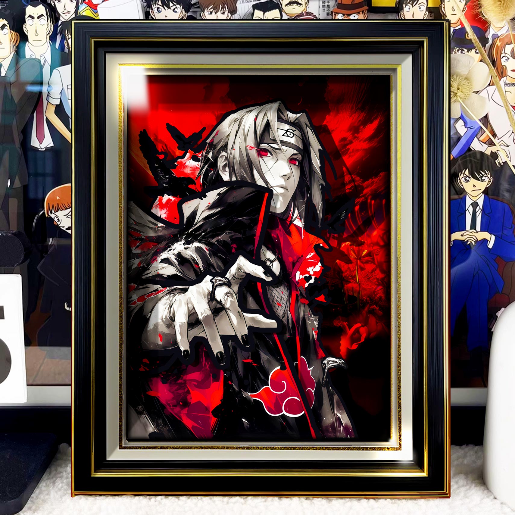 【預購】火影忍者 鼬神立體畫 3D疊層立體畫 X 阿喵畫社
