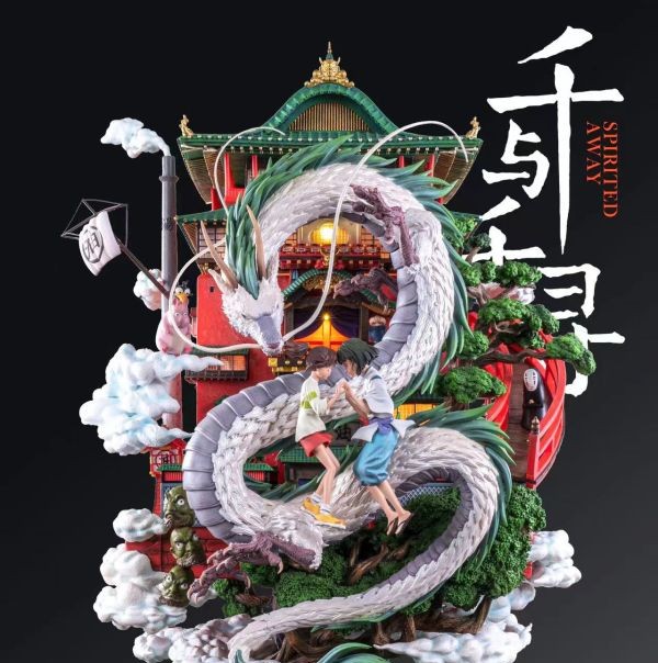 【現貨秒發】宮崎駿 收藏級雕像第二彈 千與千尋 X 白鹿-Studio