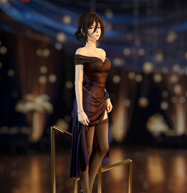 【補款】進擊的巨人 夜宴系列第一彈 米卡莎 X Model Power