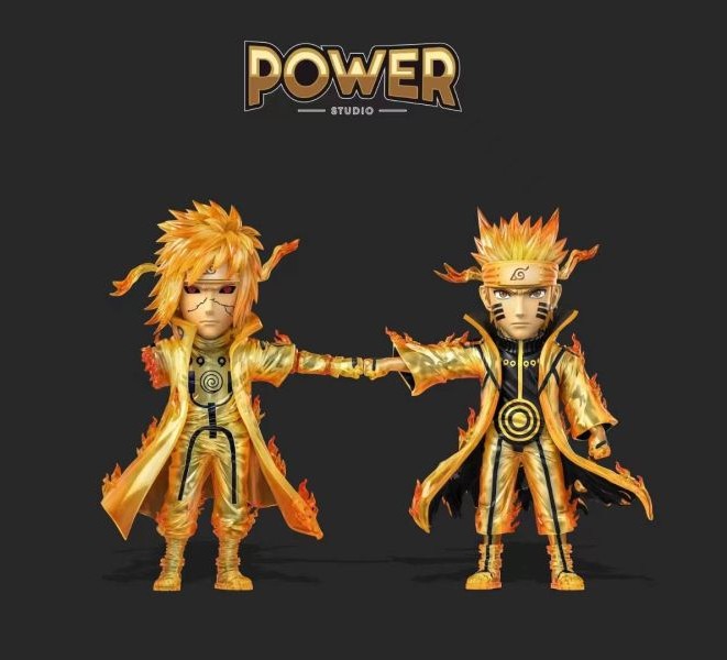 【補款】火影忍者 父子對拳 波風水門＆漩渦鳴人 X Power-Studio