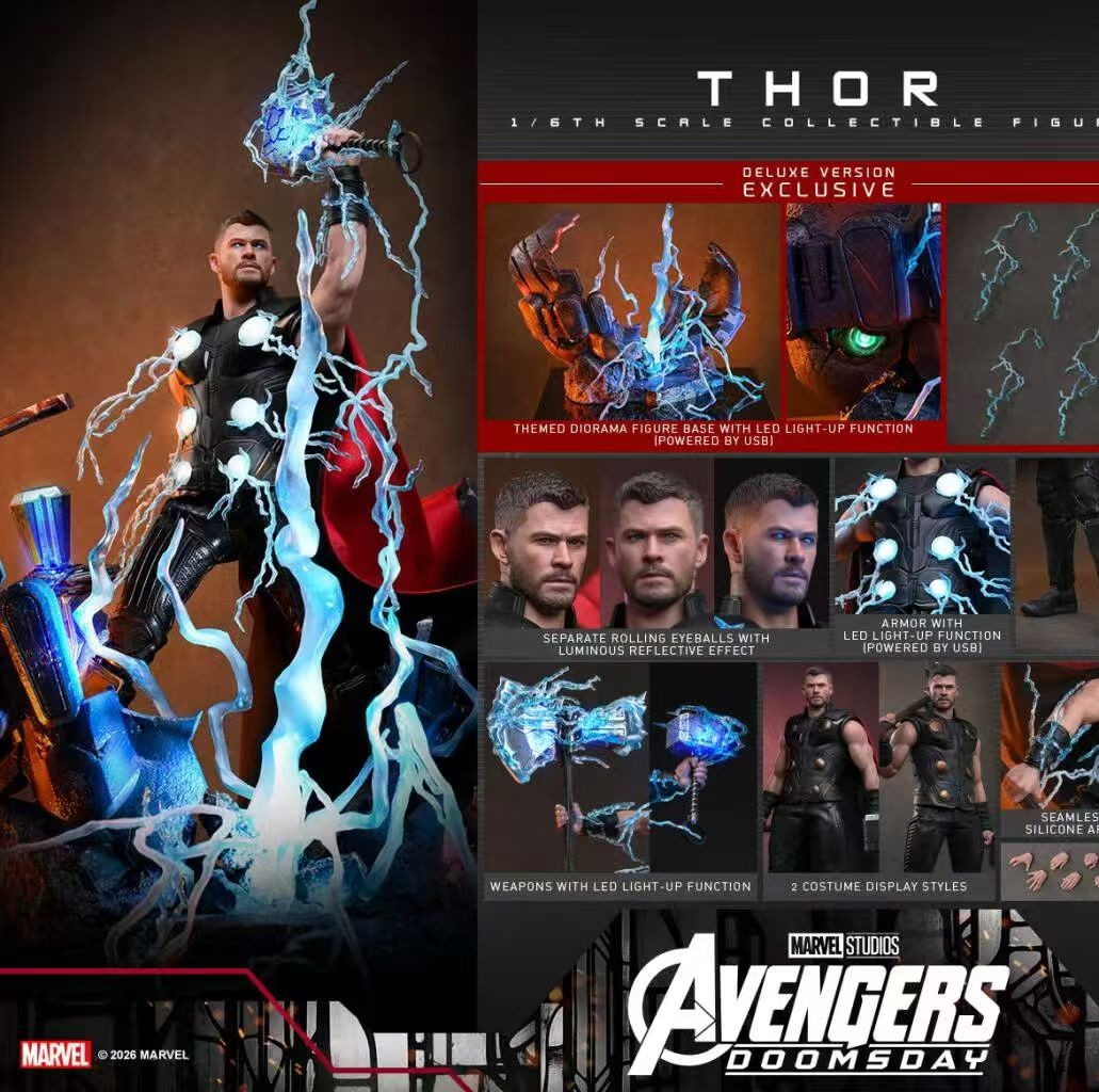 【預購】《復仇者聯盟 5：毀滅之日》雙版本 雷神 X HOTTOYS