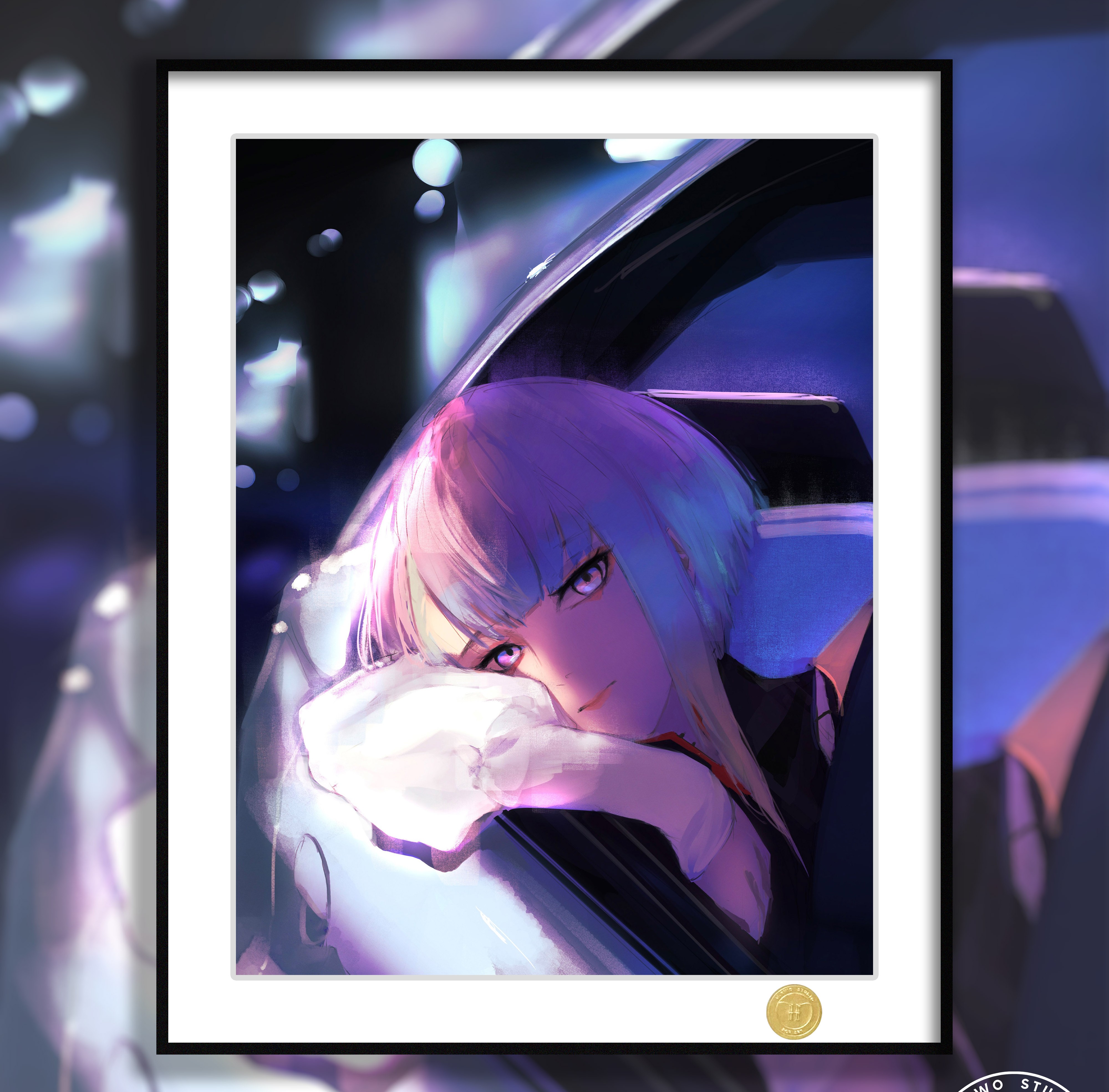 【預購】賽博朋克邊緣行者《Lucy》動漫裝飾畫 X H2工作室